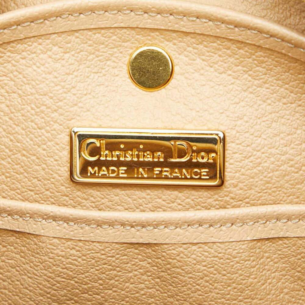 CHRISTIAN DIOR Brown Leather Trotter Shoulder Bag - Picture 9 of 9